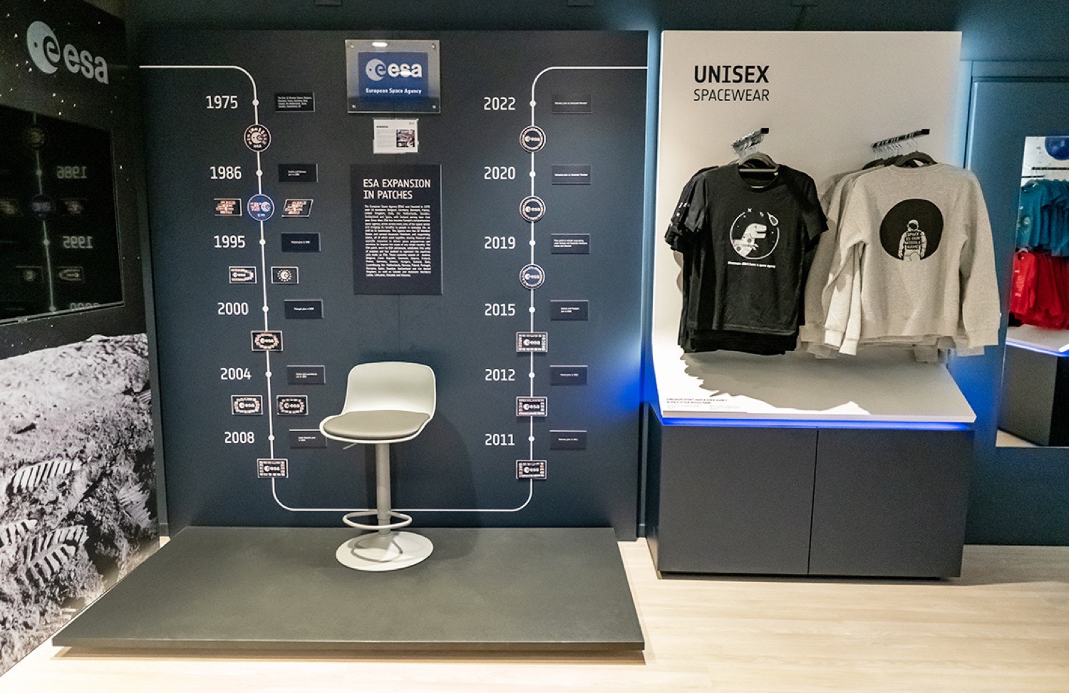 Negozio ESA – European Space Agency — ESA, Shop fitting · Giovanardi