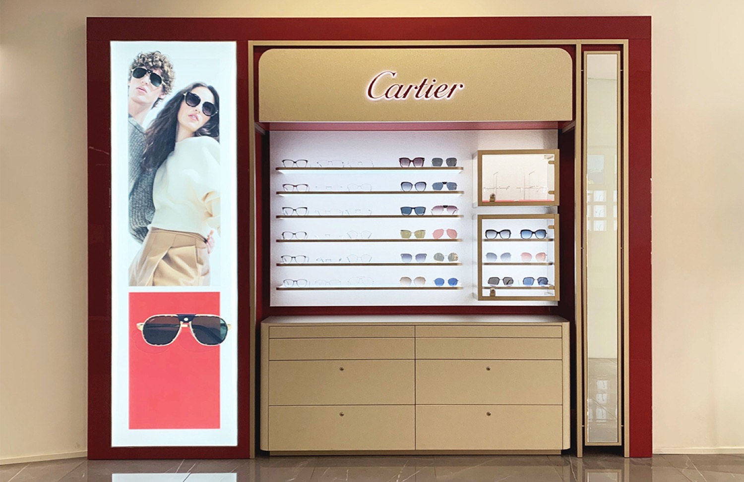 Personalizzazione per Cartier — Cartier, Shop fitting · Giovanardi
